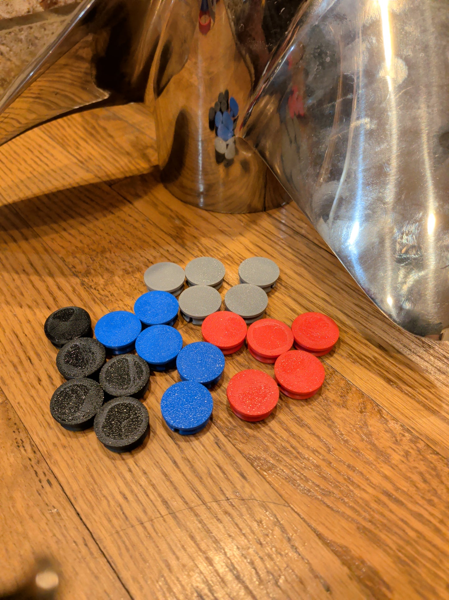 Propeller venting blow out plugs in red- 5 pack