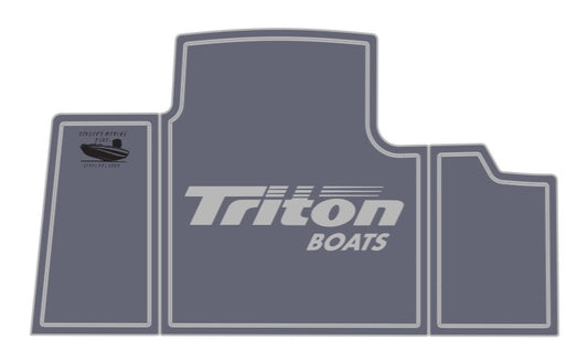 Triton boat 18-TRX Sea Dek cockpit area floor