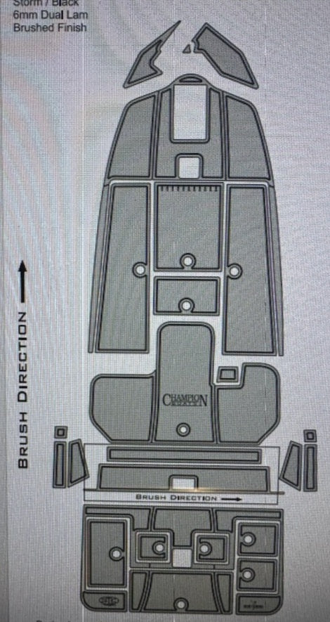 Champion boat 206 Sea Dek full kit.