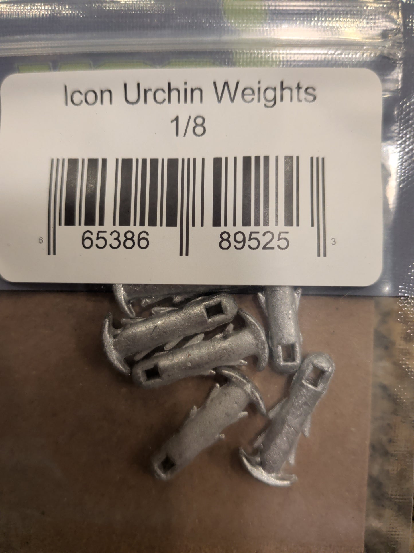Urchin  weights 6 per pack