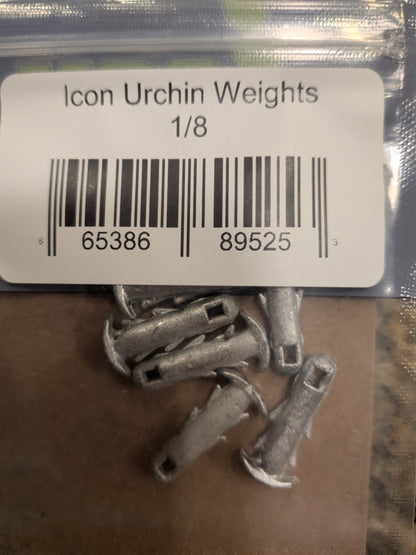Urchin  weights 6 per pack