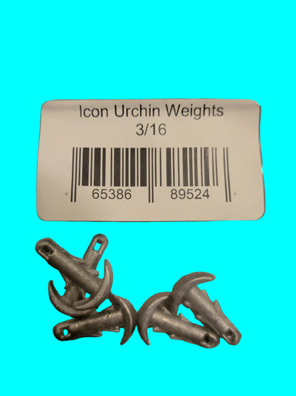 Urchin  weights 6 per pack